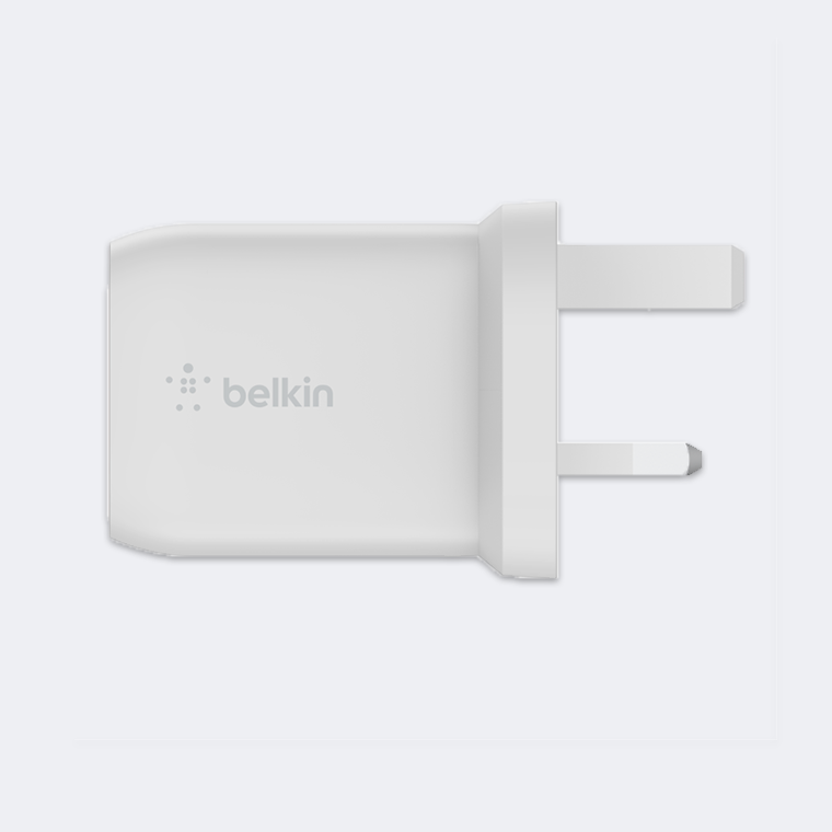 Belkin BoostCharge Pro Dual USB-C GaN Wall Charger with PPS 65W (UK Plug) - Feature 4