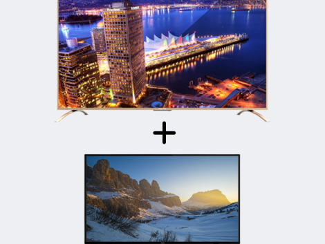 Bundle Offer - Myros 75 Ultra Resolution 4K + Myros 32 HD Resolution