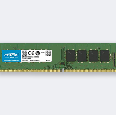 CRUCIAL DESKTOP MEMORY UDIMMS DDR4 3200MHZ 1.2V 288 PIN 8GB-1