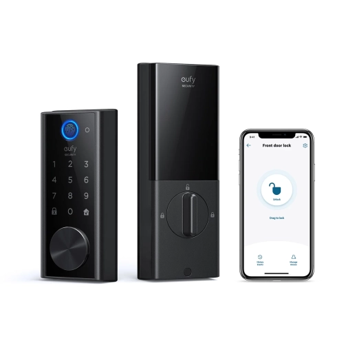 Eufy WiFi Fingerprint smart lock B2C - US Black - Overview