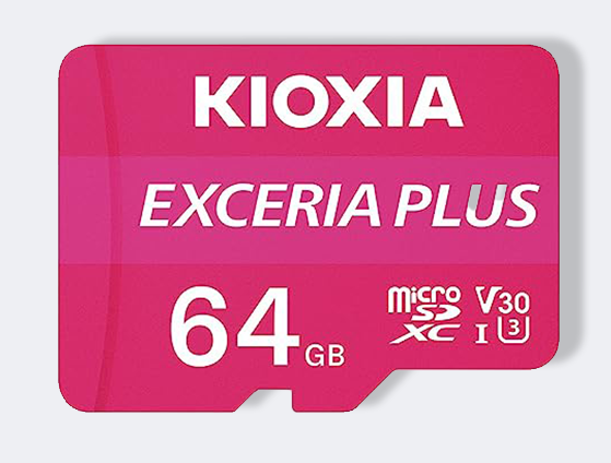 KIOXIA SD EXCERIA PLUS U3 4K V30 64GB-1