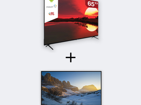 Myros 65 Ultra HD SMART TV Frameless and Myros 32 HD Smart TV