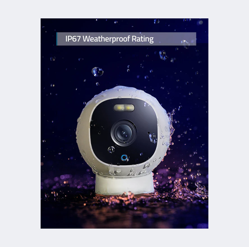 eufy Outdoor Cam Pro B2C - UK White - IP67 Weatherproof Rating Feature