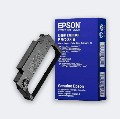 EPSON ERC-38B STD RIBBON CASSETTE - TMU220 Series-f1