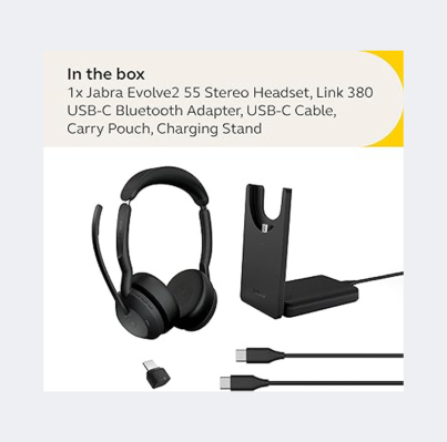Jabra Evolve2 55 Stereo Wireless Headset - feature 2