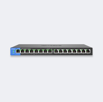 LINKSYS LGS116P 16-PORT GE UNMANAGED POE SWITCH